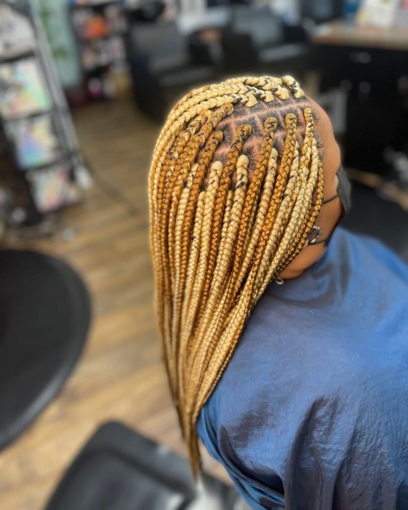 Medium Box Braids