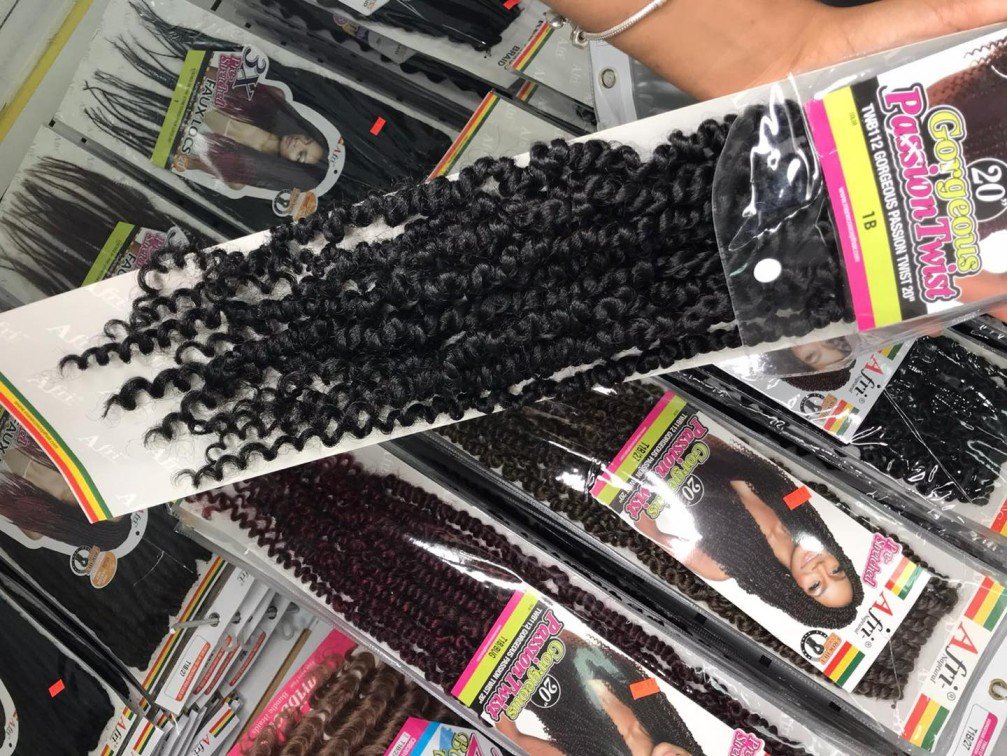 Packs of hair for passion twist