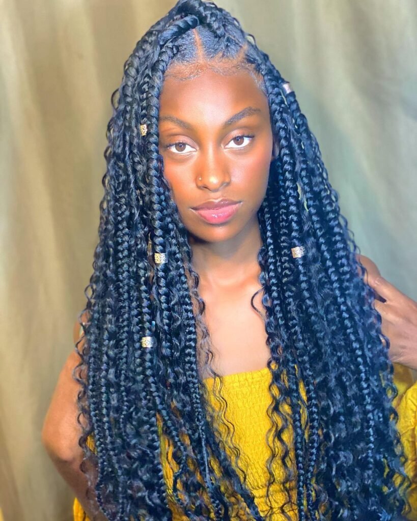 Box Braid Hair Color Ideas