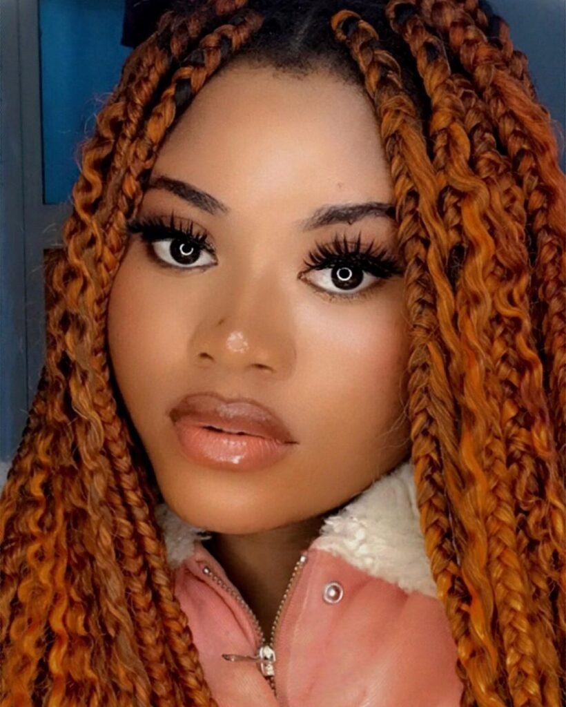 Orange braids