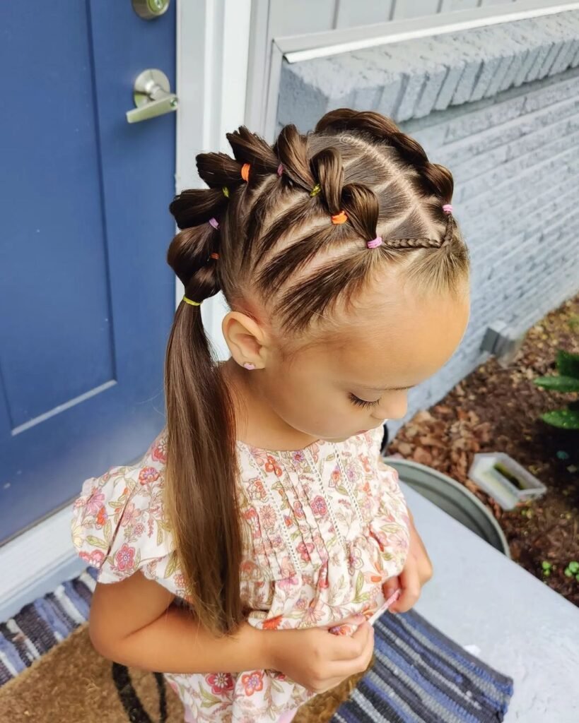 Kids braids with beads  Cute hairstyles for kids, Kids braids with beads,  Toddler braided hairstyles