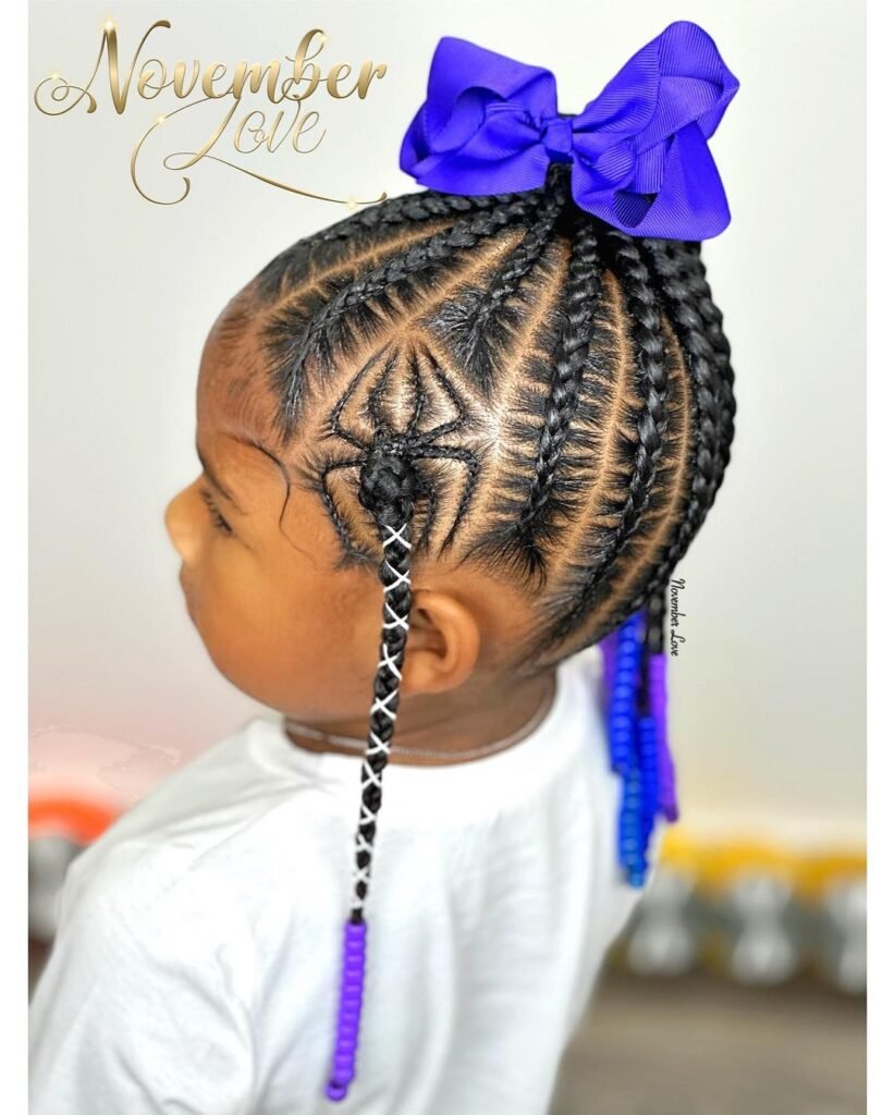 Kid's Knotless Box Braids With Beads Hairstyle Your Child Will Love  Braids  with beads, Black kids braids hairstyles, Kids braided hairstyles