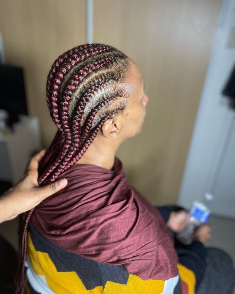 Simple Cornrow Braids