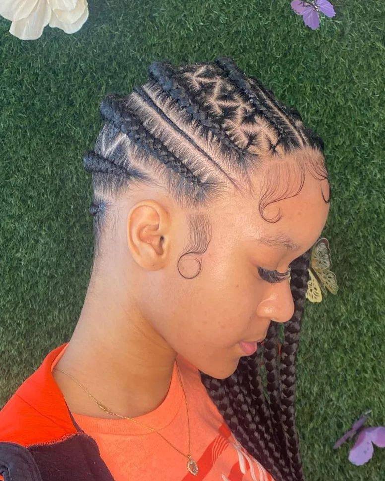 Zig Zag Side Lemonade Braid