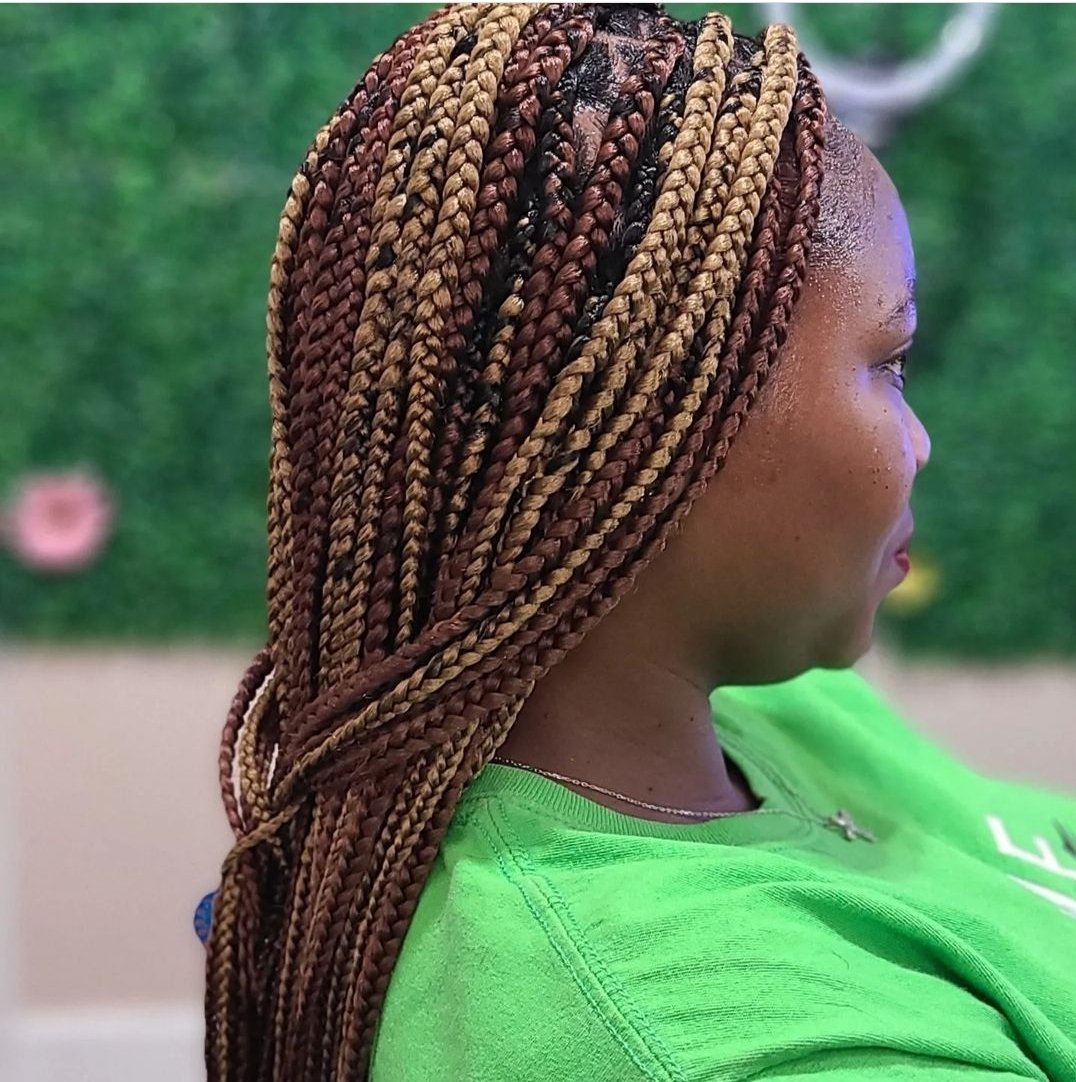 20 Beautiful Medium Box Braid Hairstyles Forever Braids 7898