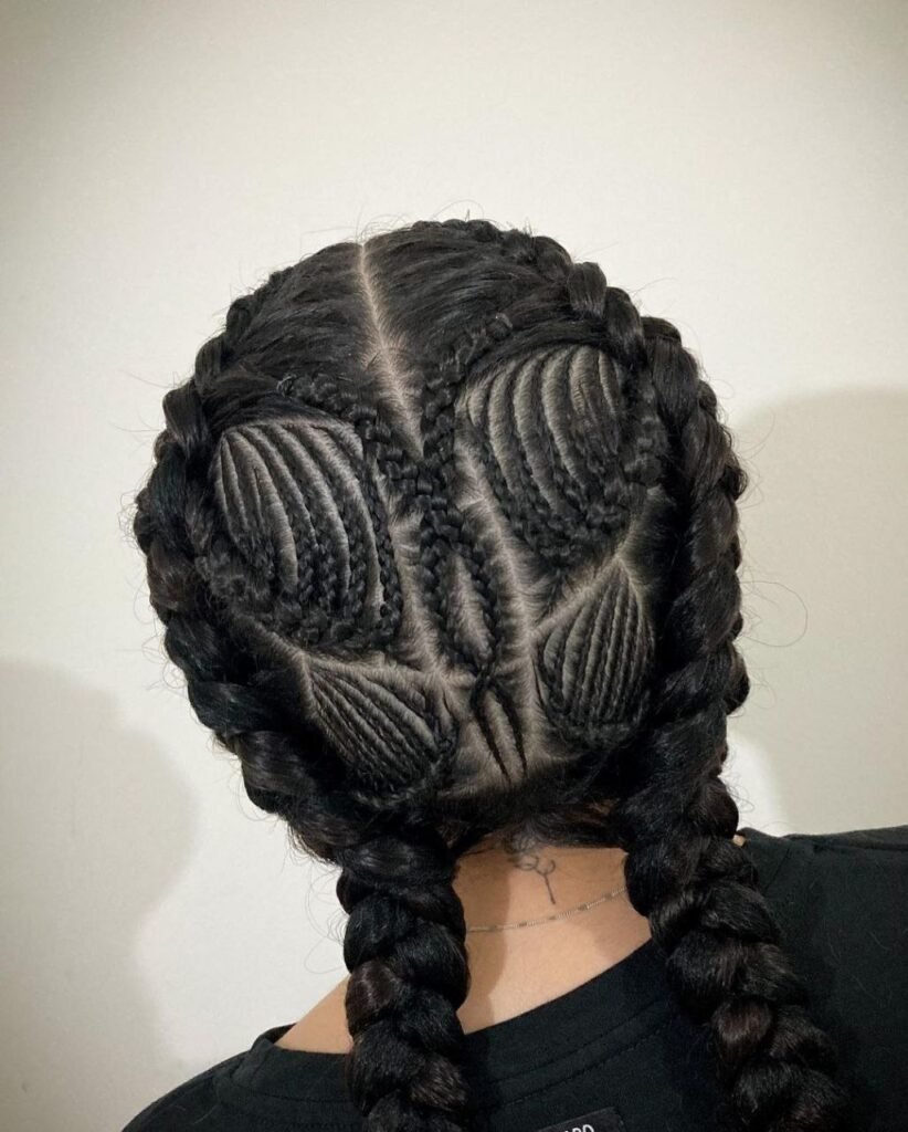 Intricate Styled Cornrows