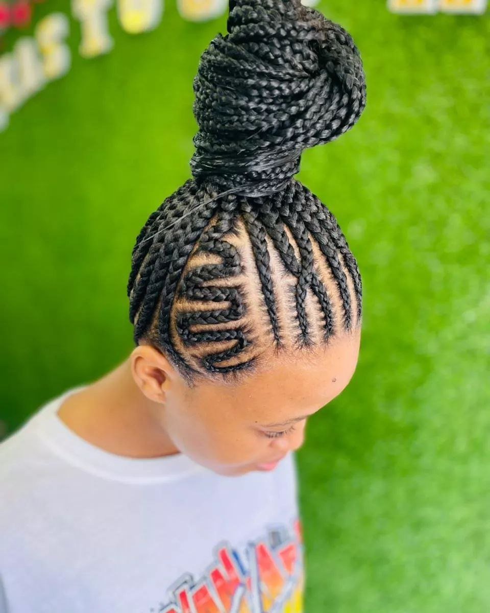 30 Beautiful African Cornrows Braids Forever Braids