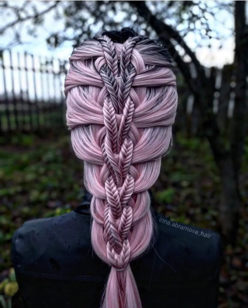 Multiple-Step Stitched Fishtail