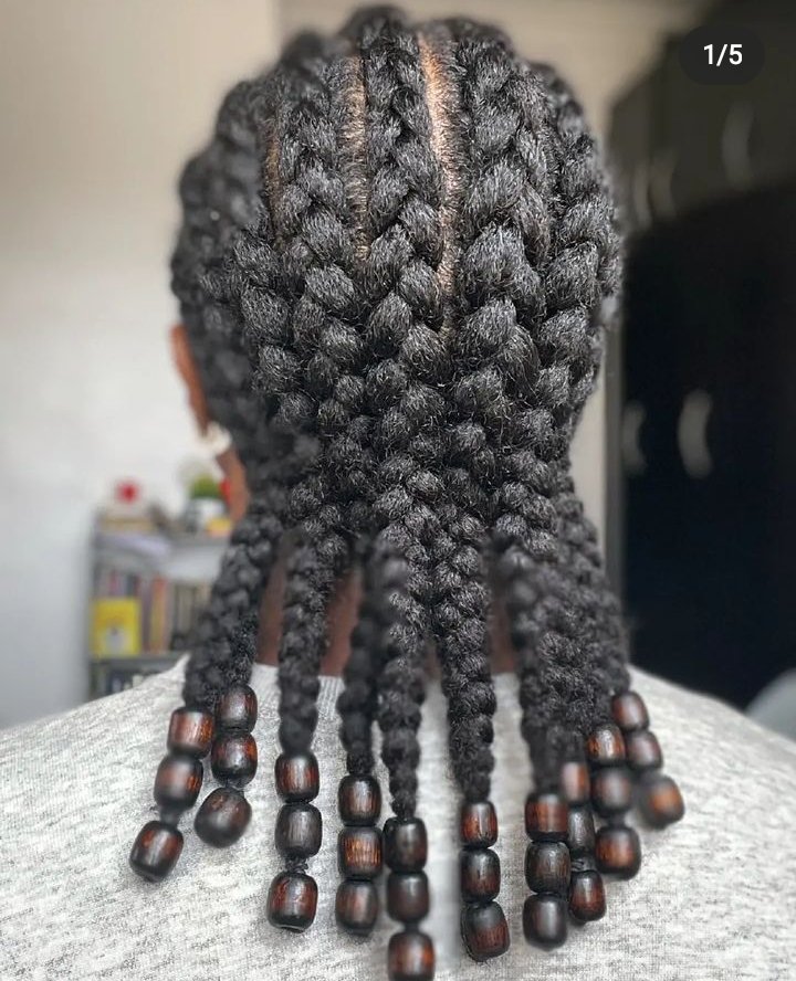 Jumbo Cornrow Braids