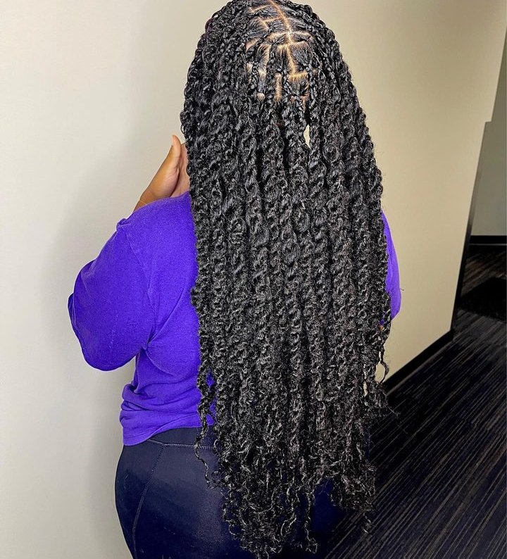 Middle Part Spring Twists