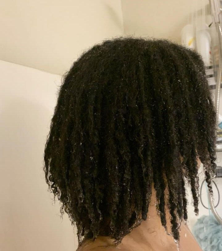 Washing starter locs